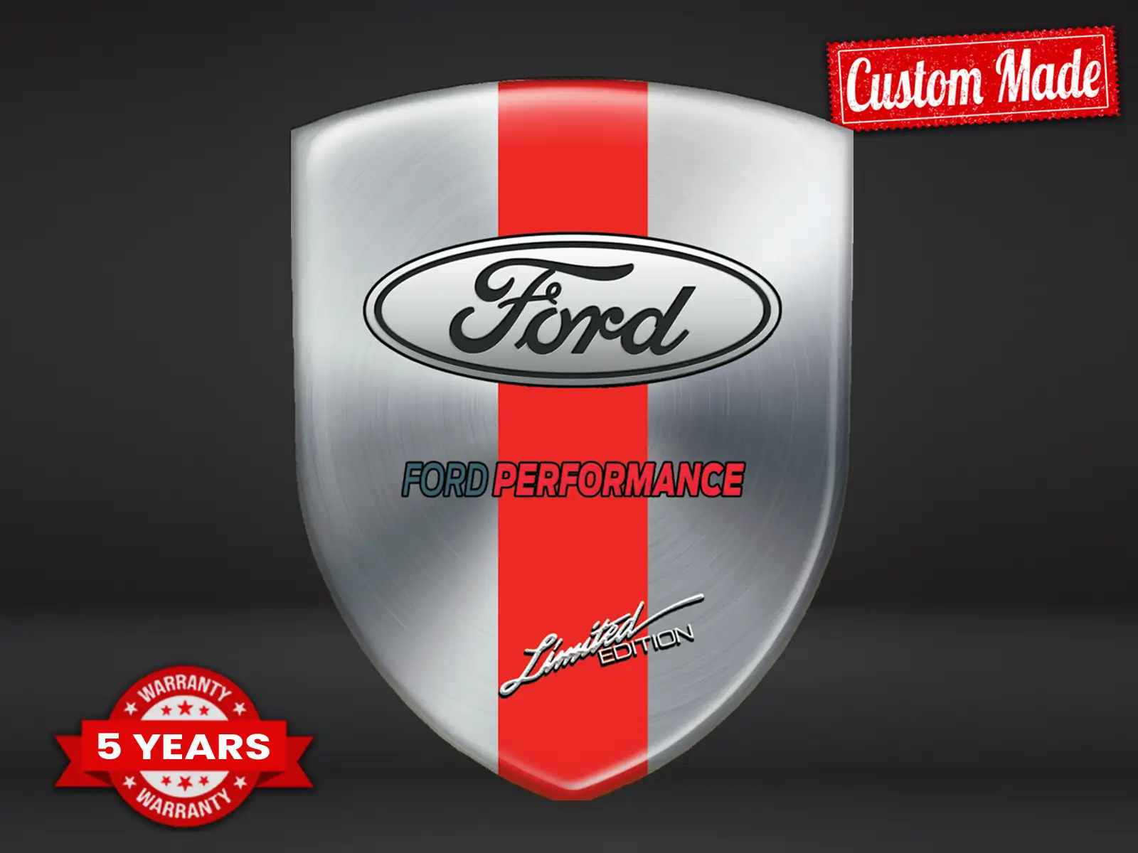 Ford Custom Dome Aufkleber Exklusiver Stil Edle Labels